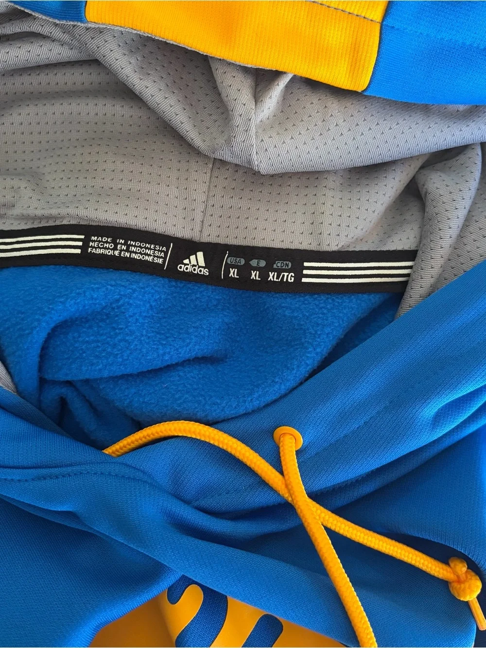 Adidas UCLA Bruins Climawarm Blue Pullover Hoodie Men's XL